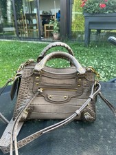Balenciaga sac Neo City Croco