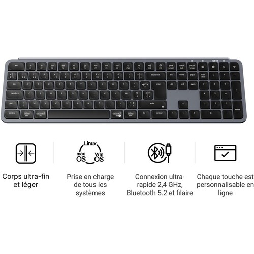 Clavier gamer sans fil