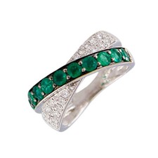 Bague Veretta Femme Émeraudes