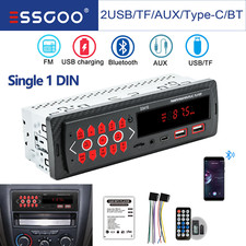 Single 1DIN Car Stereo Audio