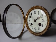 ANCIEN MOUVEMENT BRONZE DE PENDULE HORLOGE XIXème