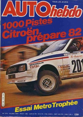 Auto hebdo 275 - auto,