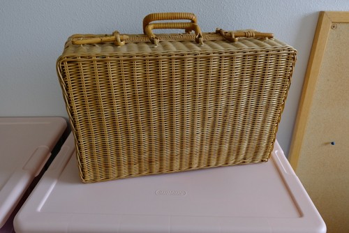 Vintage picnic bag - vintage,
