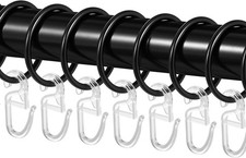 46 Anneaux Rideau Métal +