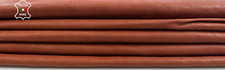 Délavé Cognac Rougeâtre Marron Légume Fauve Agneau Cuir 2 skins 14sqf 1.3mm
