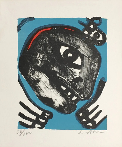 Bengt lindstrom visage noir - visage,