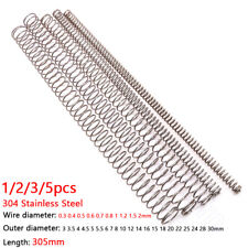 Compression Spring 304 Stainless Steel 305mm Pressure Spring Wire Dia 0.3mm-2mm