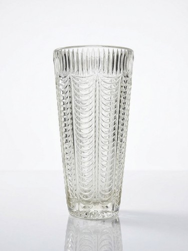 Grand vase verre moulé - grand,