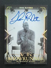 Doc Rivers 2024-25 Panini Noir Showrunner Signatures Auto Holo Gold 1/5 #SS-DOC