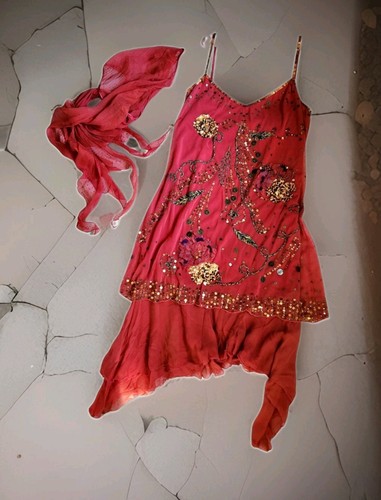 Dress bohemian y2k - dress, beaded