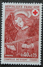 Timbre - FRANCE - Croix-Rouge