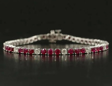 Bracelet Tennis Rubis et