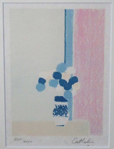 Lithographie bernard cathelin - lithographie,