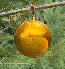 Reuge Switzerland Saint Croix Swiss Ball Musical Christmas Ornament Jingle Bells