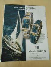 Advertising 1998 Advert Michel Herbelin Newport Watch