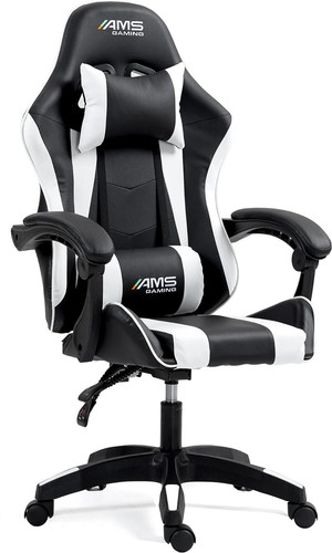 Chaise gaming ams noir - chaise,