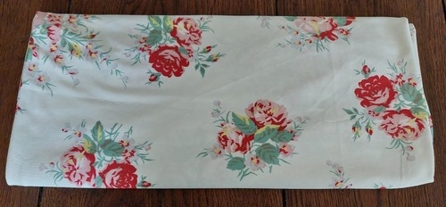 Coupon tissu jersey fleuri - de,