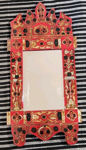 Grand miroir thaïlandais - grand, bois
