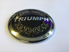 Neuf Triumph TR7 TR8 Chrome Capot Coffre Badge Émaillé Laurel Logo Guirlande