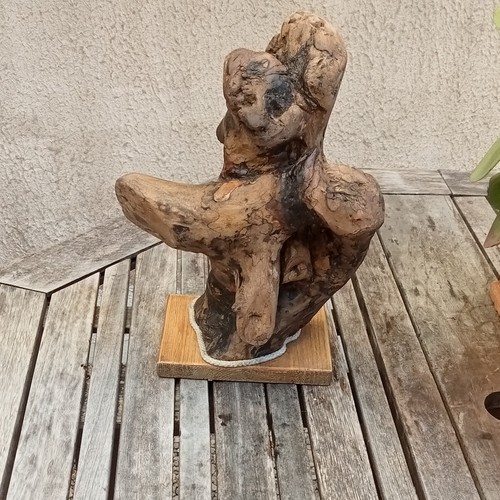 Sculpture bois flotté - sculpture,