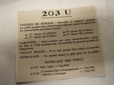 Autocollant boite à gants