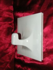 Ancien carrelage porte manteaux patère porcelaine mural Vintage salle de bains