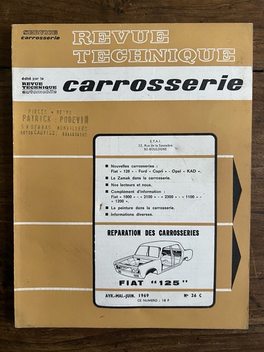 Revue technique carrosserie - revue,