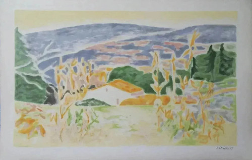Jules cavailles luberon mas - cavailles, :