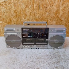 Sharp GF-858 Lecteur De Cassette Radio Double Deck État Utilisé Problèmes Audio