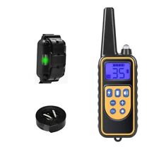 Collier de Dressage Electrique Chien Anti-aboiement Rechargeable Etanche Tailles