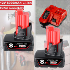 Pour batterie Milwaukee M12