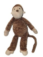 Peluche doudou Singe marron