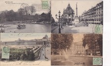 Lot de 4 cartes postales