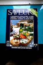 Revue MAGAZINE Cuisine SAVEURS N° 21 Croisière Iles Grecques Juin 92 