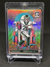 2024 Donruss Optic Downtown Breece Hall #22 New York Jets SP NFL Rare