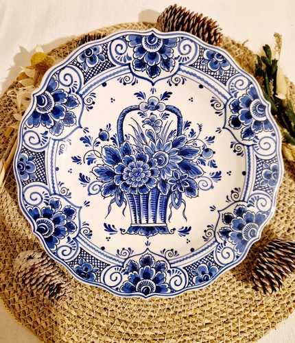 Assiette faïence delft - faïence, de