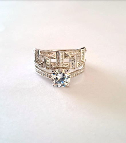 Bague effet double - , anneau