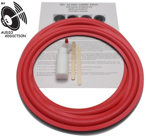 Red speaker surround - red,