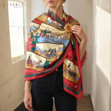 RARE VINTAGE foulard en soie