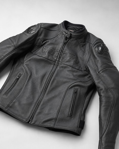 Veste moto cuir noir furygan - moto,