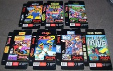Atari Jaguar 64-Bit Consoles de Jeux 7 X Jeu Neuf Boîtes Zool 2 Karts Clib Drive