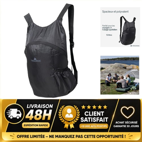 Sac dos pliable ultraléger - à,