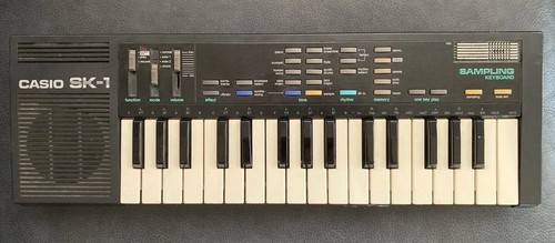 Vintage 1980s casio 1 - casio, sk-1