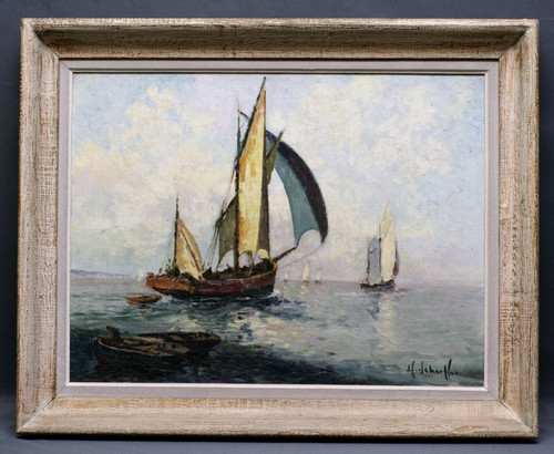 Tableau marine voiliers - tableau,