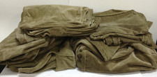 Pottery Barn Basic Sectional Left Chaise Right Loveseat SLIPCOVER Sage Velvet
