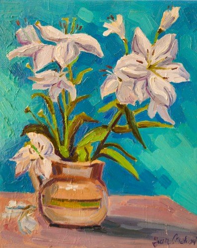 Peinture huile originale - l'huile,