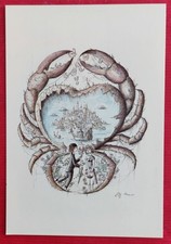 Carte Postale illustrée par PEYNET Les signes du Zodiaque signe du CANCER