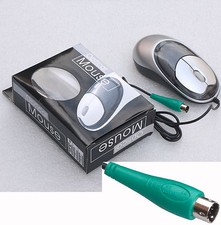 Noir Argent Ps/2 Optique Mouse