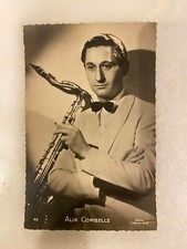 Antique Jazz Musician ALIX COMBELLE Postcard