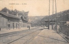 CPA 42 COUZON / LA GARE